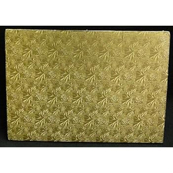 rectangular thick cake gold sheet pack