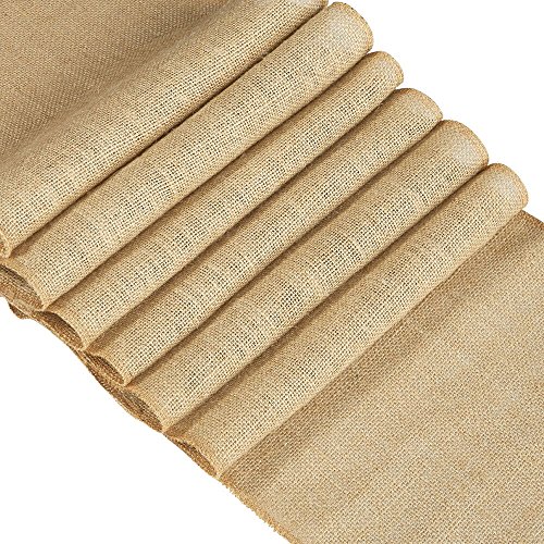 Burlap Table Runner Roll, 12" x 10 yards Burlap Table Runner Roll With finished Edges
