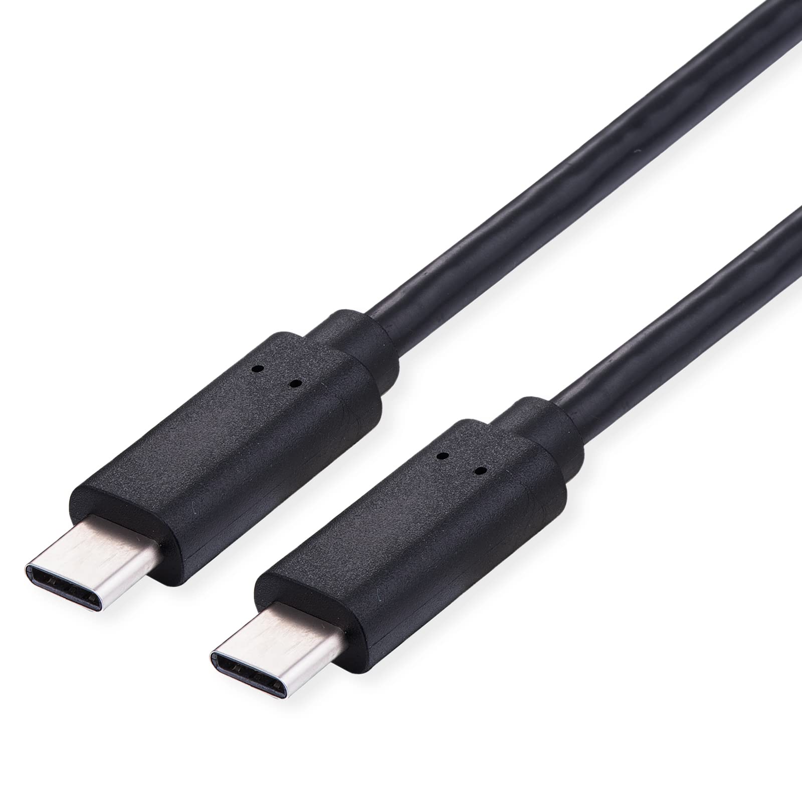 VALUE USB 2.0 cable, C-C, ST/ST, 100 W, black, 1 m