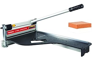 Norske Tools Newly Improved NMAP001 13 inch Laminate Flooring and Siding Cutter with Heavy Duty Fixed Aluminum Fence and Built-in Precision Angled Miter Settings