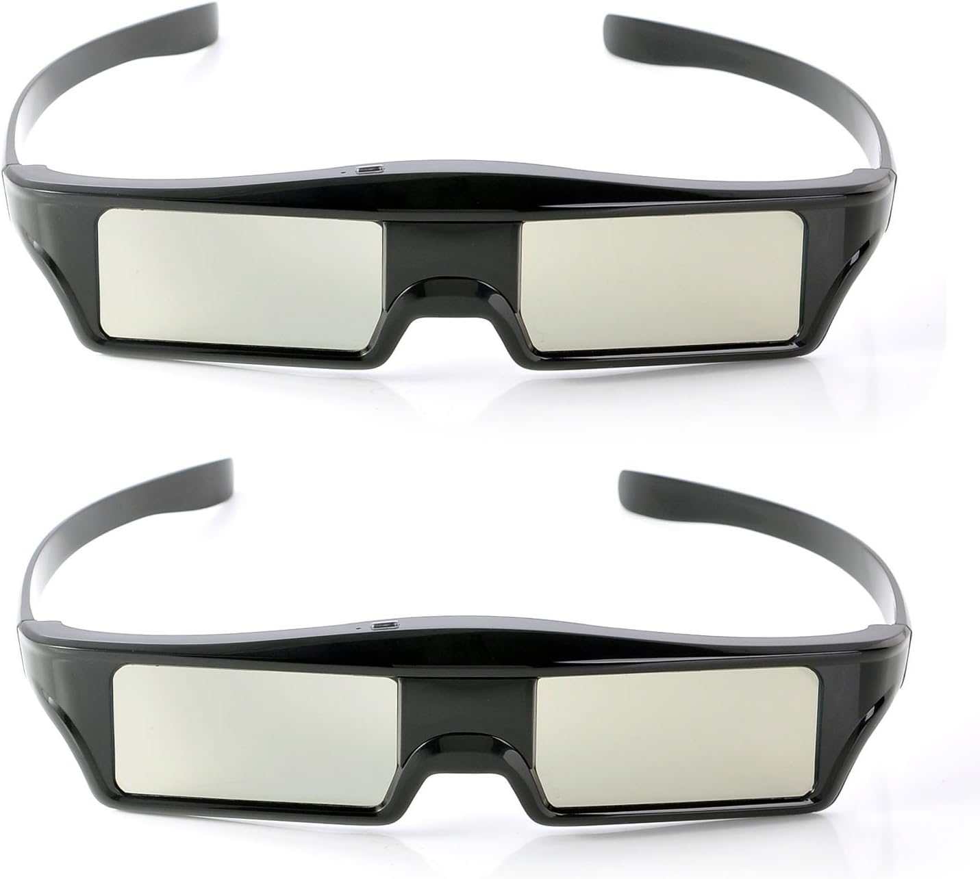 2X Replacement Wireless Active 3D Shutter Glasses Rechargeable for Epson Projector Eyewear RF ELPGS03, PowerLite Home Pro Cinema