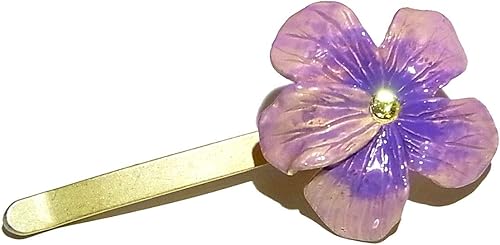 Amazon パルナートポック ヘアフック 花 Palnart Poc スミレ アクセサリー 菫 かわいい 個性的 髪留め レディース 人気 大人 フラワー プレゼント 髪飾り 簡単 ピン コーム 通販