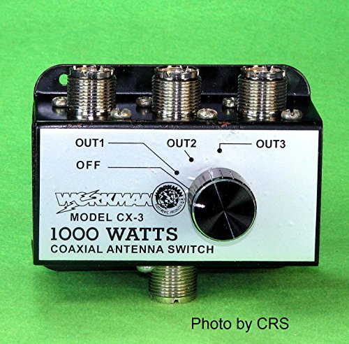 3 Position Coax Antenna Switch 1000 W - CB/Ham Radio - Workman CX3
