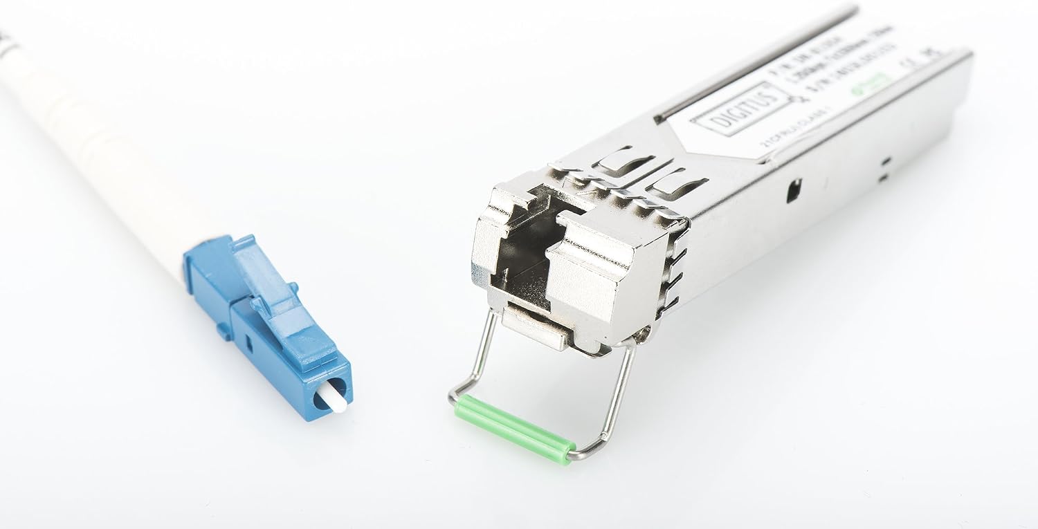 DIGITUS Universal Gigabit SFP Module, 1.25 Gbit/s, Mini GBIC, for singlemode fibre optic cable, LC Simplex, Bidirectional - Image 4