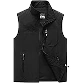 Hixiaohe Men's Casual Lightweight Outdoor Vest Work Fish Photo Travel Vest