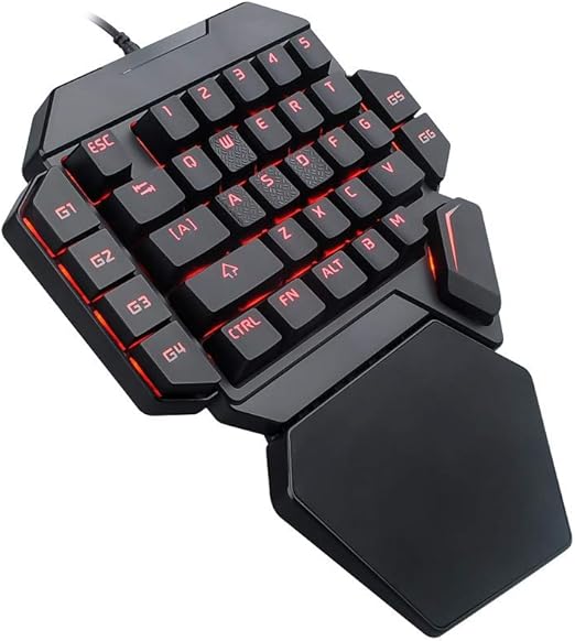 Problème De Clavier Touches Tape Plusieurs Caractères Étanche Clavier Mécanique À Une Main Trône Clavier De Jeu Dédié Clavier