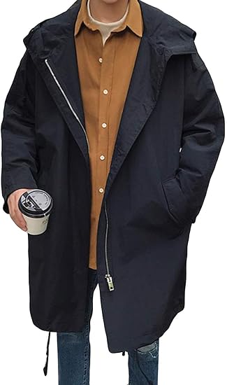 Amazon Mengfanメンズ Ma 1 コート ジャケット メンズ おしゃれ ブルゾン トップス アウター 綿 薄手 シンプル メンズ ロング丈 コート 春 秋 ジャンパー コート ジャケット 通販