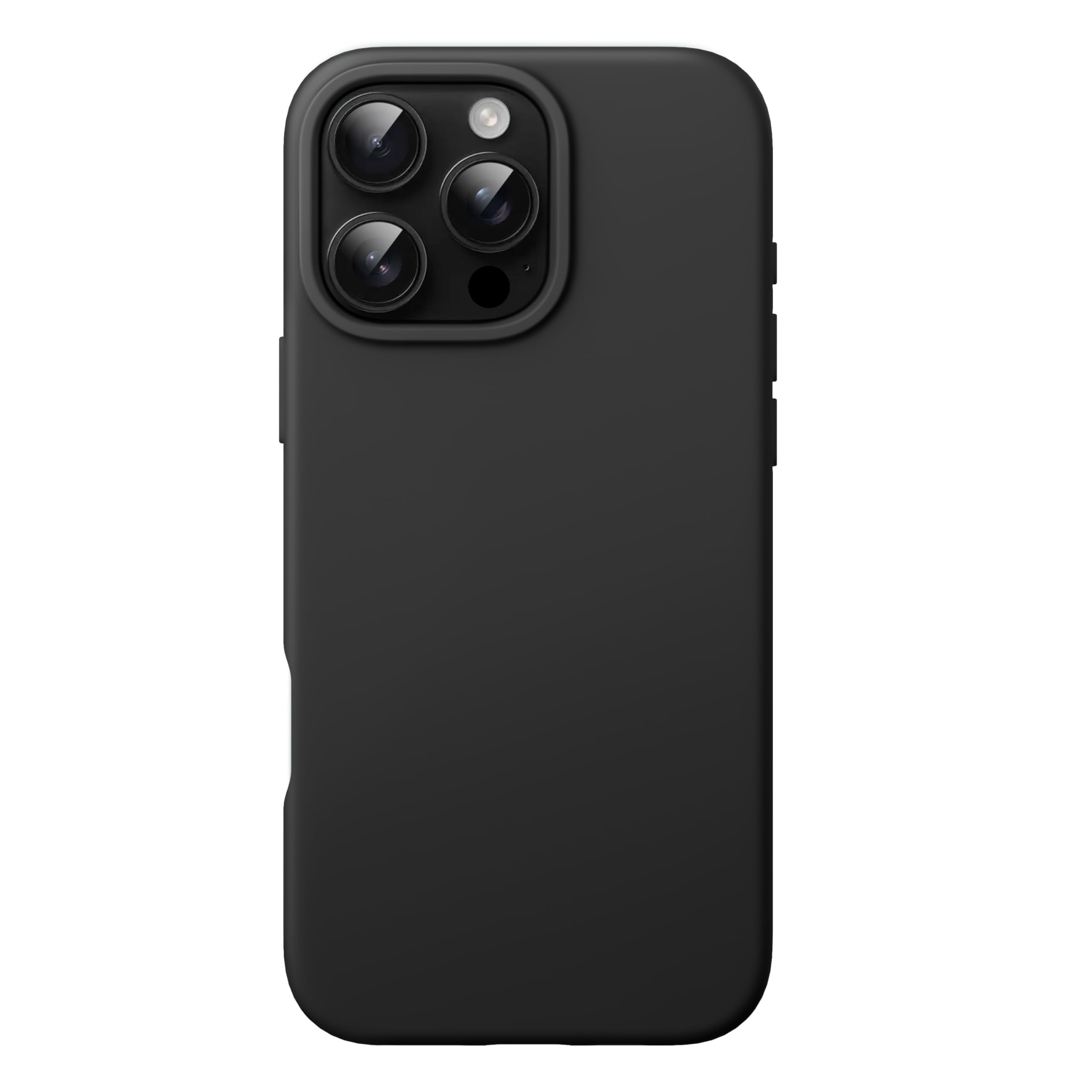 JETech Liquid Silicone Case for iPhone 16 Pro 6.3-Inch, Silky Soft Touch Full-Body Protective Phone Case, Anti-Scratch Shockproof Cover with Microfiber Lining (Black)