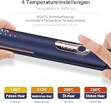 PARWIN PRO BEAUTY 3-in-1 Hair Styling Set Straightener Curler Brush Prussian view 8