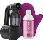 MineTan Mobile Spray Tan Machine Kits | Lightweight, Portable for Home Use, Salons &amp; Mobile Tanners, Airbrushed Finish, Streak Free Tanning Results, Vegan Friendly, PETA-Approved