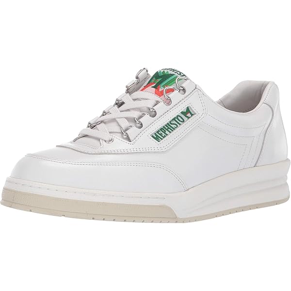 Amazon.com | Mephisto Men's Match Sneakers White Leather