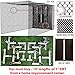 Select Golf Hitting Net, Baffle, and Golf Net Target with DIY Frame Corners - 10' Poles NOT Included