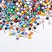Push Pins for Map Multi-Color 600Pcs, 1/8 inch Round Head Map Tacks for Corkboard Bulletin Board and Fabric Making 10 Assorted Colors