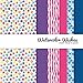 Watercolor Wishes Multi-Pack Printed Craft Vinyl 6 Sheets 12x12 for Vinyl Cutters