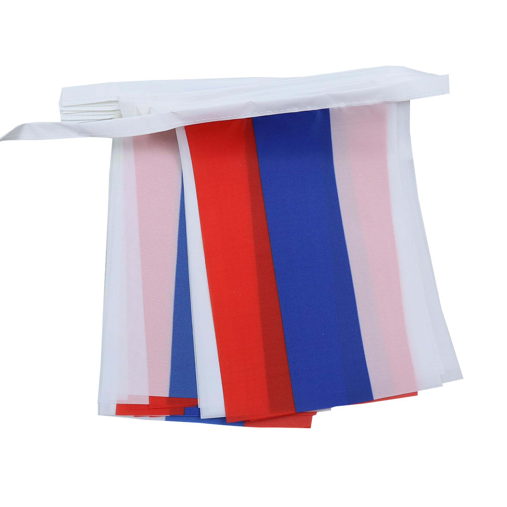 AZ FLAG Russia Bunting Flag, 20 Ft Garland with 20 Small Russian Flags 8'' x 6'', 100% Polyester String Pennant, 6 meters — image 1