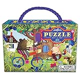 eeBoo Bear on Bicycle Puzzle, 20 pieces
