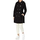 LONDON FOG womens Double Breasted Trenchcoat
