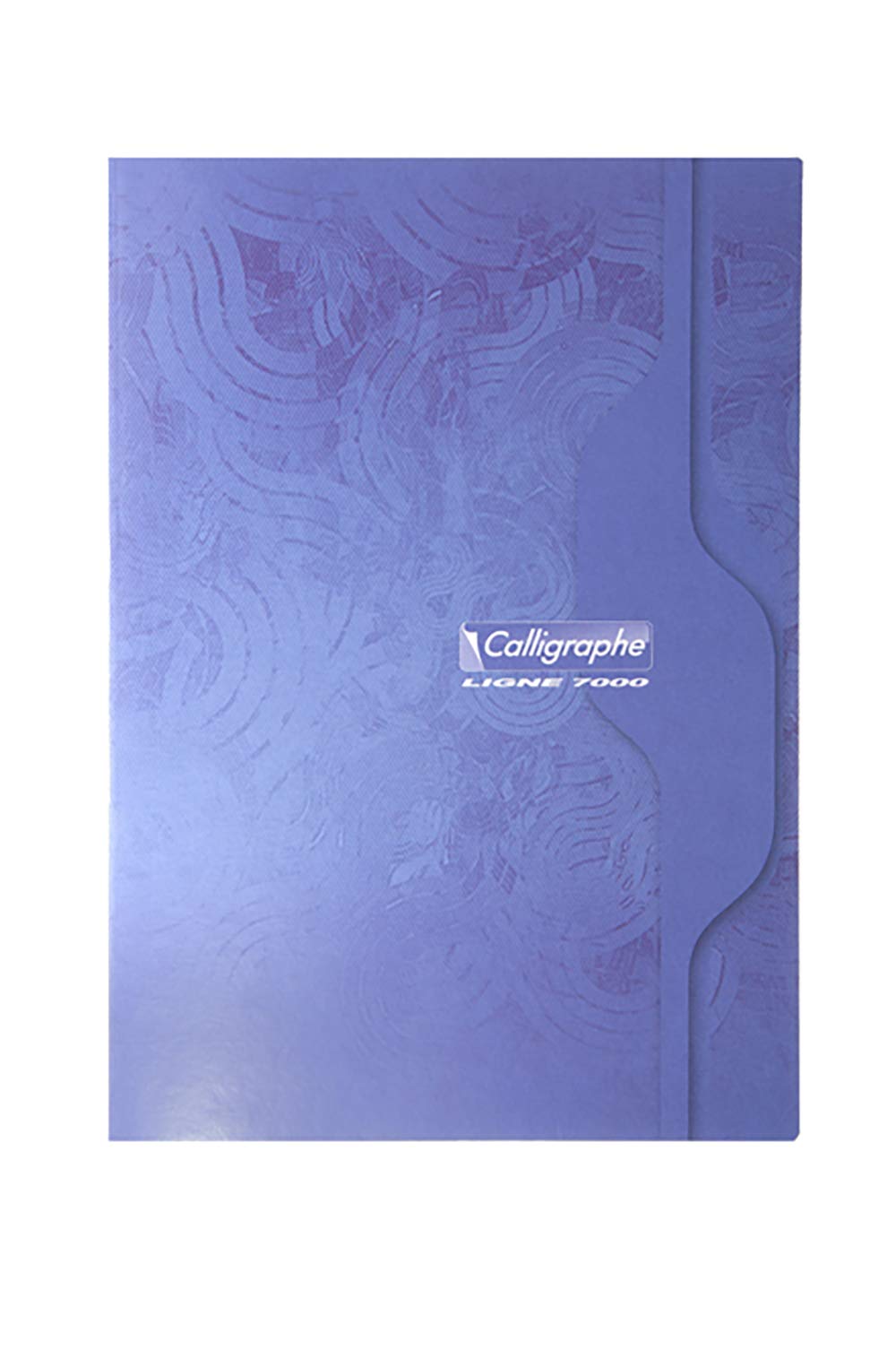Calligraphe 7123C Set of 10 Stapled Notebooks (Clairefontaine) A4 21x29.7 cm - 96 Seyes Ruled Pages - 70 g White Paper Varnished Card Cover - Random Colours