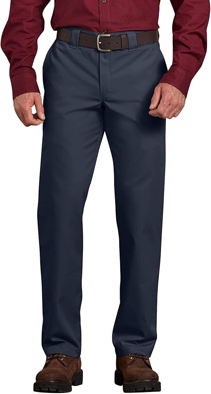 slim straight fit poplin work pants