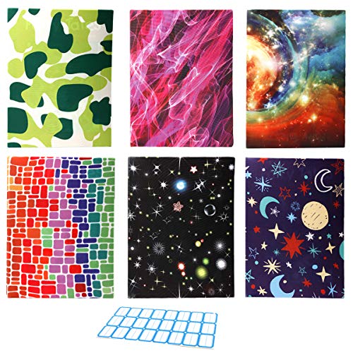 Jumbo Book Cover, Vindar 6 Stretchable Book Covers for Textbooks, Non-Adhesive Nylon Fabric School Hardcover Protectors for 9”x11” Jumbo Textbooks, Washable and Re-usable - Thumbnail 7