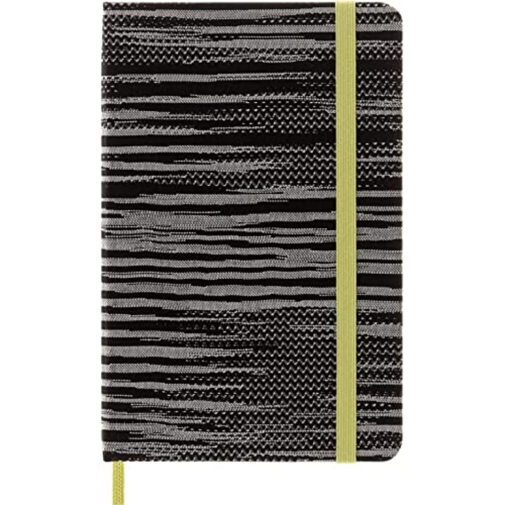 Moleskine - 12-Month Weekly Planner, Weekly Diary 2023, Missoni Limited Edition Planner, Jacquard Theme, Canvas Hard Cover, Pocket Size 9 x 14 cm