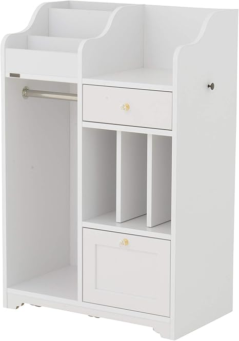 Amazon 佐藤産業 Anri ランドセルラック 幅70cm 奥行45cm 高さ106cm ホワイト キッズ家具 キャスター付き ハンガーラック An106 70rr Wh ハンガーラック オンライン通販