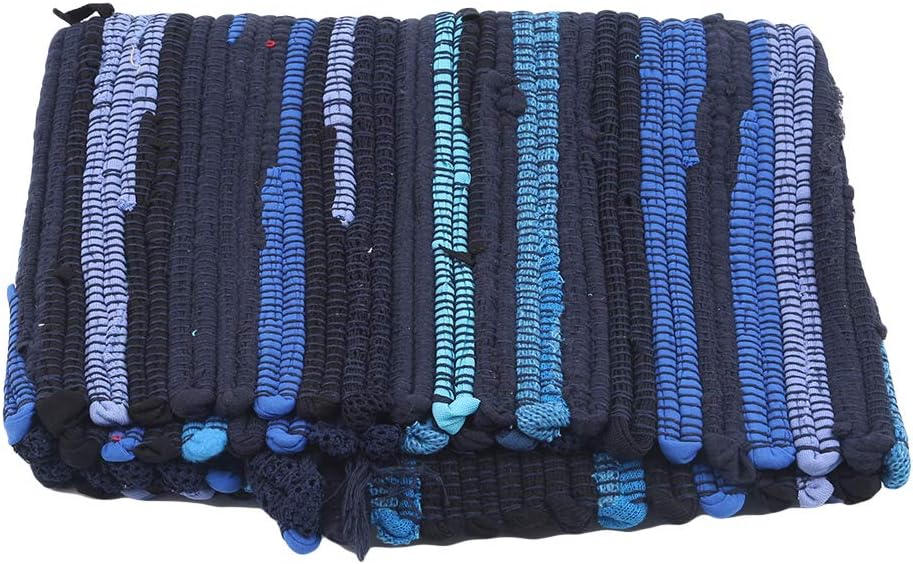 Figutsga - Alfombra de cocina pequeña de algodón con borlas para