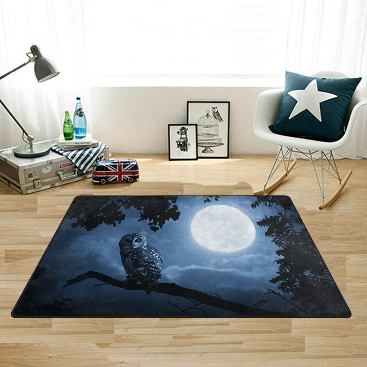 owl rug for nursery