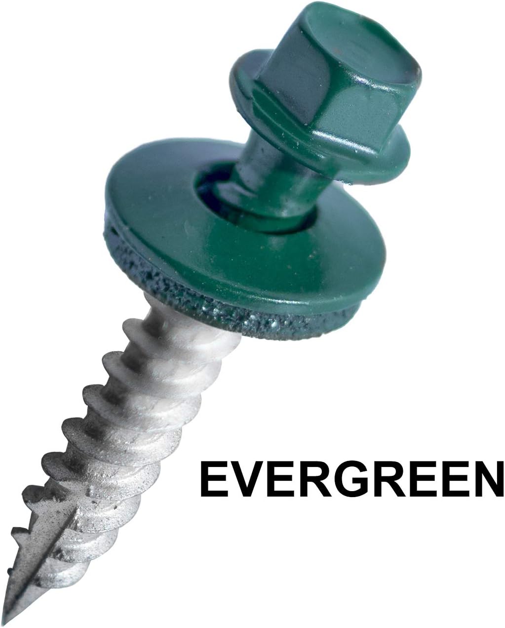 EAGLE 1 (500 Count) Metal Roofing Screws Painted Hex Washer Head Sheet Metal Roof Screw. Self