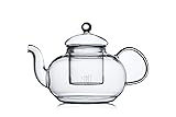 CnGlass 40.6oz/1200ml Glass Teapot with Removable