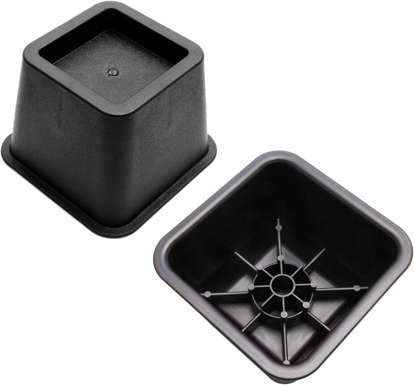 SurePromise Pack of 4 Heavy Duty 3 inch Bed Risers Elephant Feet Aid