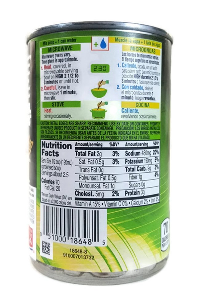 Campbells Star Wars Yoda Label Fun Shapes Chicken & Pasta Soup, 10.5 Ounce Can