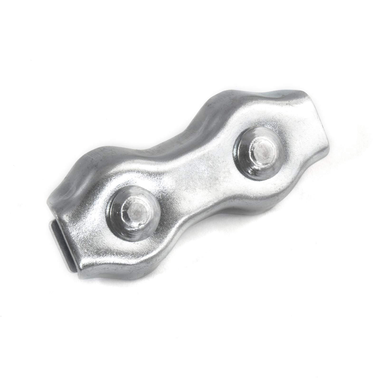 10 pcs galvanised Steel Duplex Wire Rope Clip 8mm