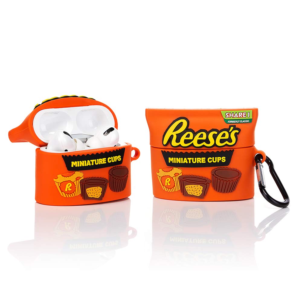 ZAHIUS Airpods Pro Silicone Case Compatible with Apple Airpods Pro[Snacks Series] (Reeses)