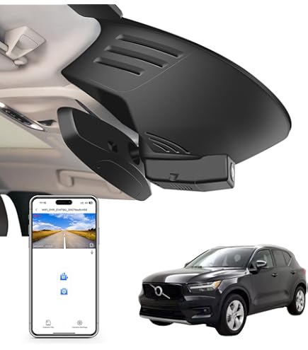 Fitcamx Dash Cam For Volvo XC90 2023-2025 - 4K Front & 1080P Rear OEM Style Camera