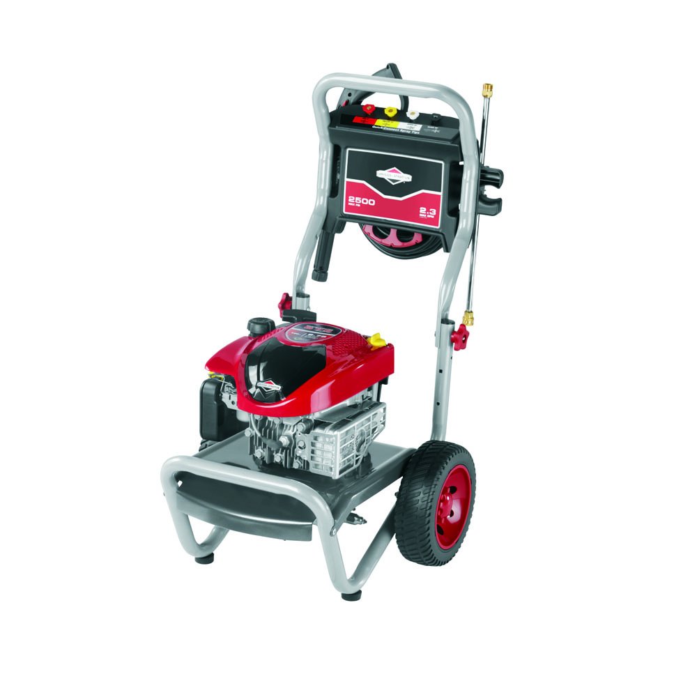 Amazon.com: Briggs & Stratton 20500 2.3-GPM 2500-PSI Gas Pressure Washer  with 675 Series 190cc Engine and ReadyStart Technology, Engine Oil Included  ...