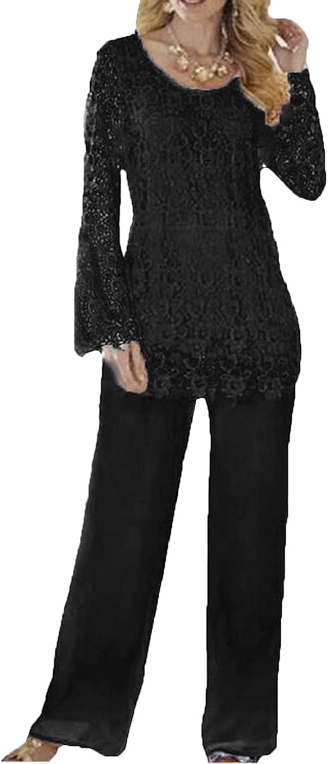 chiffon evening pants