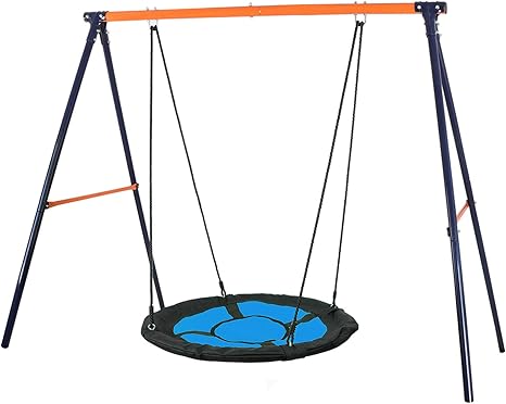swing set with saucer swing