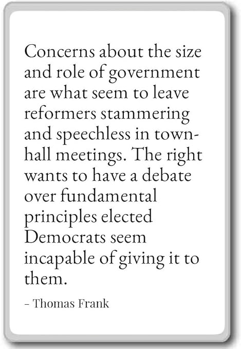 Preocupaciones Sobre El tamaño y la función de gobierno ...