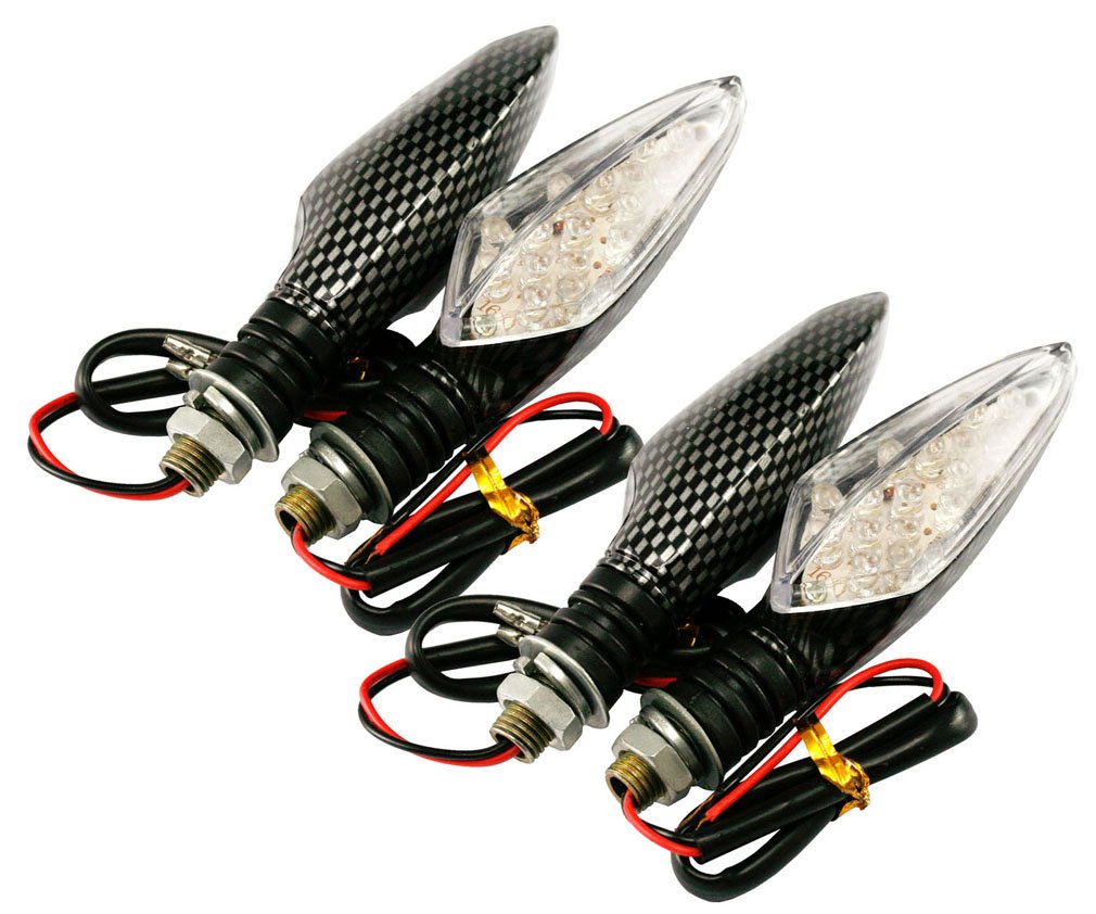 4pcs Motorcycle Bike 12V 16 Leds Turning Turn Signal Indicator Light Lamp Bulb Z51B