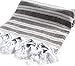 Cacala Turkish SAR Towels Peshtemal Highly Absorbent Quick and Easy Dry Soft and Comfortable for Shower, Spa, Pool, Gym and Yoga 100% Cotton SAR Series, 37