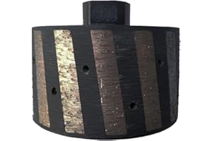 HUAYIZHIYUAN Diameter 3 Inch Diamond Drum Wheel Resin Filled Zero Tolerance Grit 4045 With 58-11 Thread