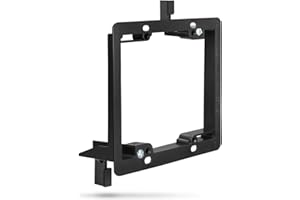 Wall Plate Mounting Bracket, Fosmon 2-Gang Low Voltage Wall Plate Mounting Bracket for Cables and Wires