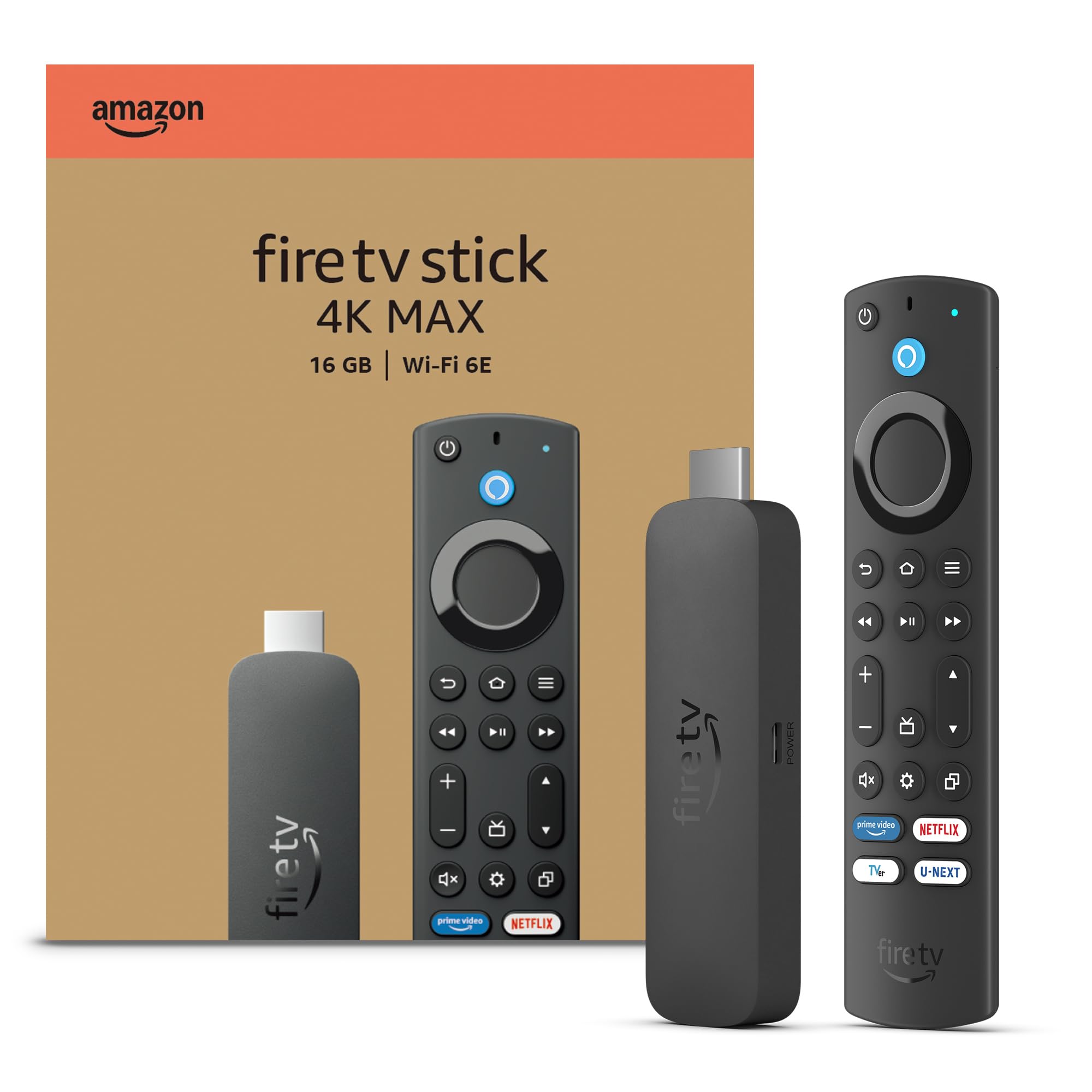 Amazon Fire TV Stick 4K Max(マックス) | Fire TV Stick史上最もパワフル | ストリーミングメディアプレイヤー商品画像