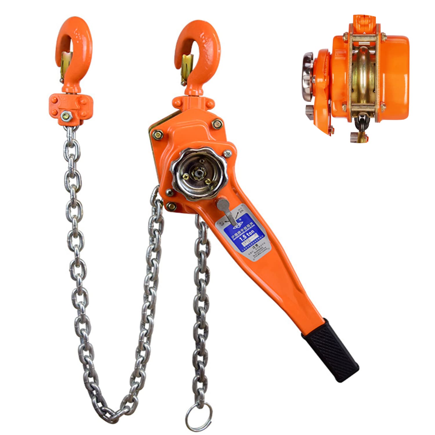 Mua MYOYAY Manual Lever Chain Hoist 11/2 Ton Heavy Duty Ratchet Chain