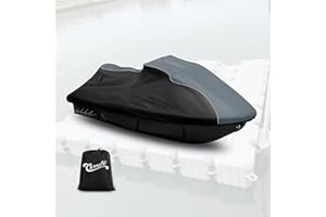 CEMOFE Waterproof Jet Ski Cover for Sea-doo 2011-2019 GTS, GTS Rental, GTI, GTI SE, GTI Limited, 600D Heavy Duty Oxford Jetski Covers, Trailerable Jetski Cover