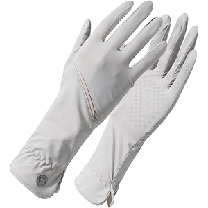 Handuomi Women Full Finger UV Protection Gloves UPF 50+ Touchscreen Non Slip Breathable Summer Outdoor Gloves for Riding Hiki