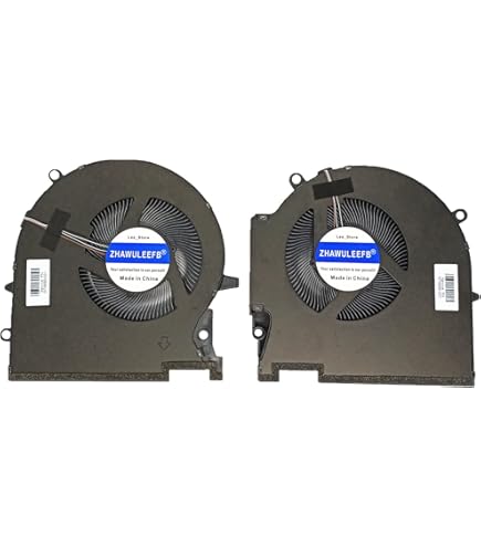Replacement CPU & GPU Cooling Fan Set For HP OMEN 17-CB Laptop (Thin, GTX1660 Series)