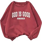 RoseSeek Women's Letter Graphic Sweatshirts Crew Neck Long Sleeve Pullover Sweatshirts