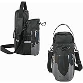 Wedftg Magnetic Gym Bag for Men & Women – Strong Magnetic Water Bottle Holder & Touch-Screen Phone Pocket | Adjustable Strap Sling Bag for Gym, Travel, Sports | Keep Items Secure & Off Dirty Floors